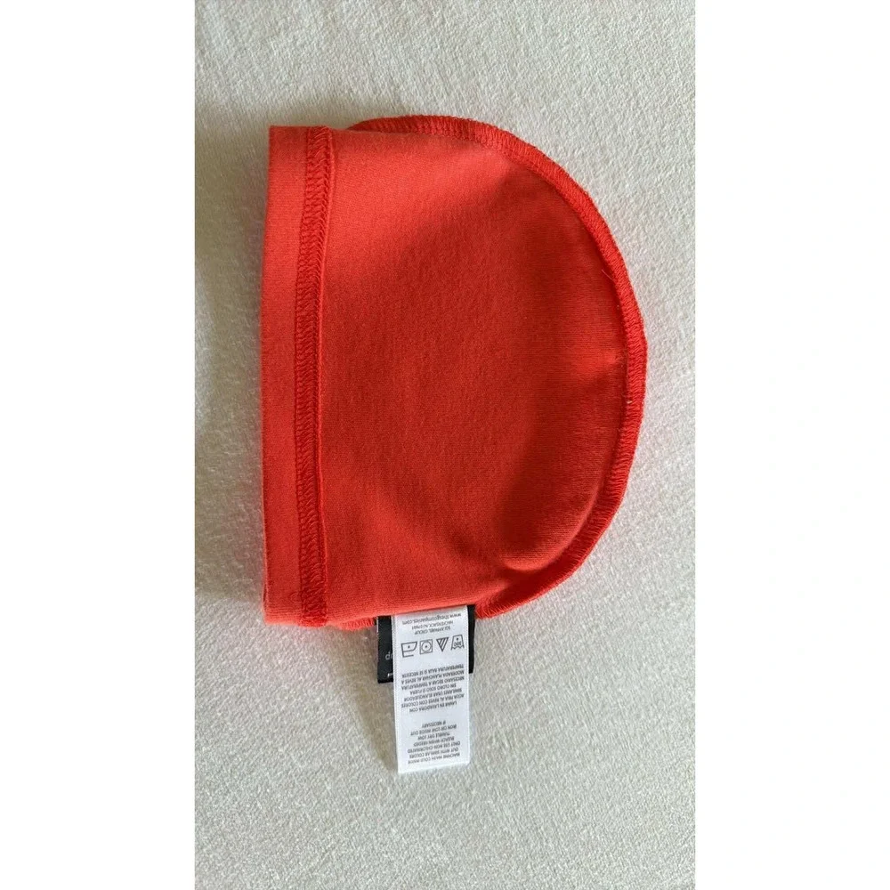 Harley-Davidson Baby Orange Knit Beanie Hat #1 Logo 3/6M 2501113